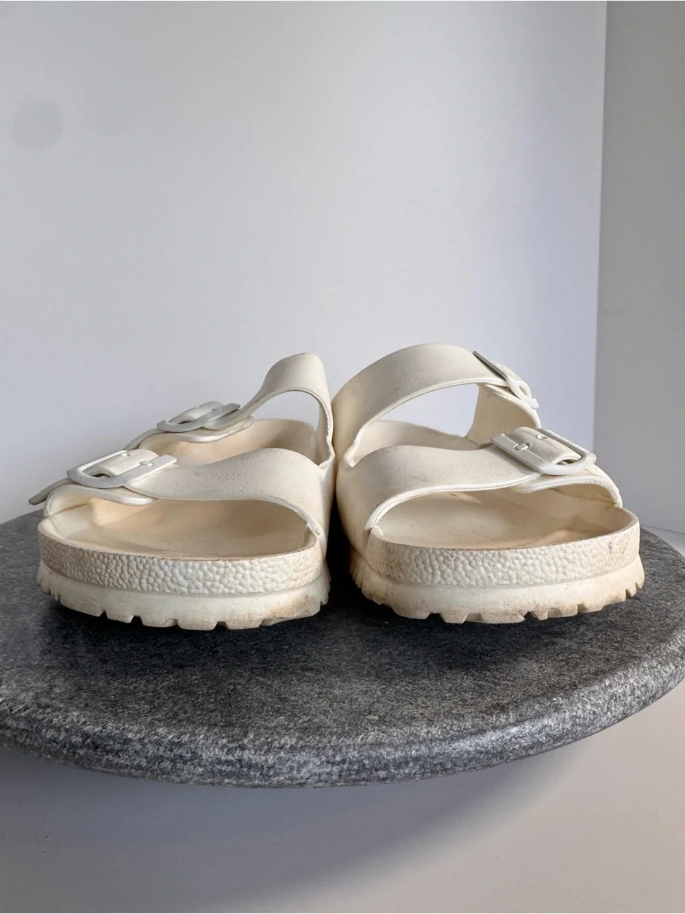 Birkenstocks Sandals EVA Rubber White Arizona Shoes 44